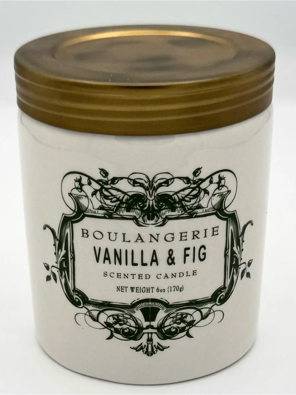 Anthropologie Boulangerie Vanilla & Fig Jar Candle
